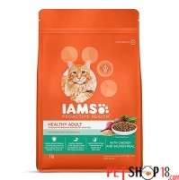 IAMS Healthy Cat Food Chicken And Salmon 1 Kg